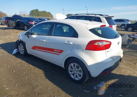 2013 Kia Rio Lx from USA, damaged, VIN KNADM5A39D6119872
